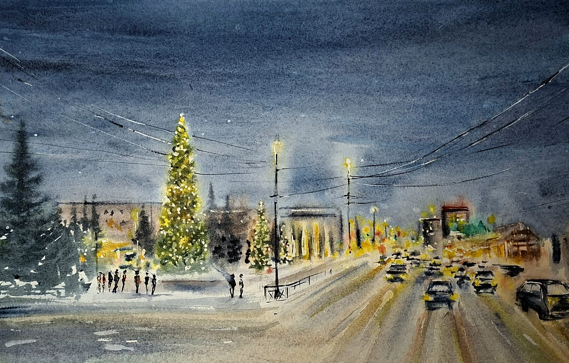 Морозный вечер