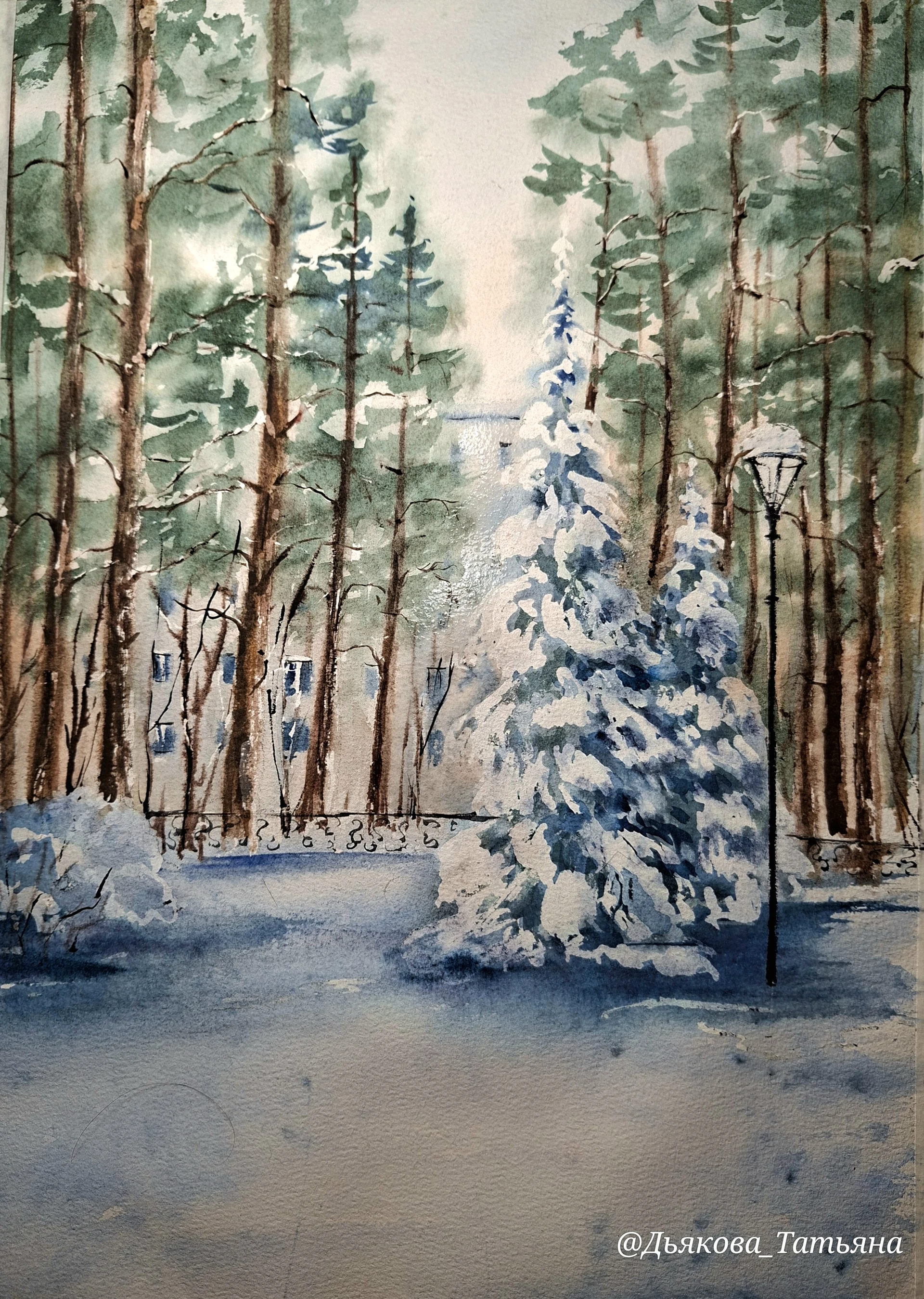 Зима в городе