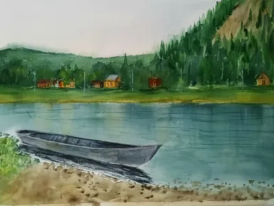 У реки
