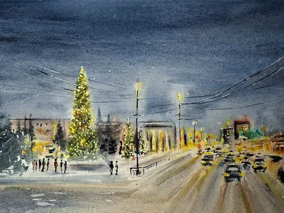 Морозный вечер