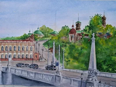 Вид на воскресенскую гору